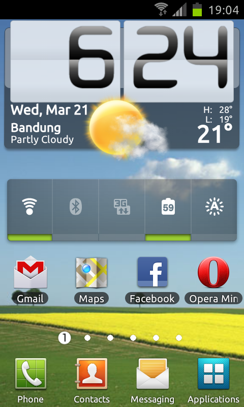 Homescreen